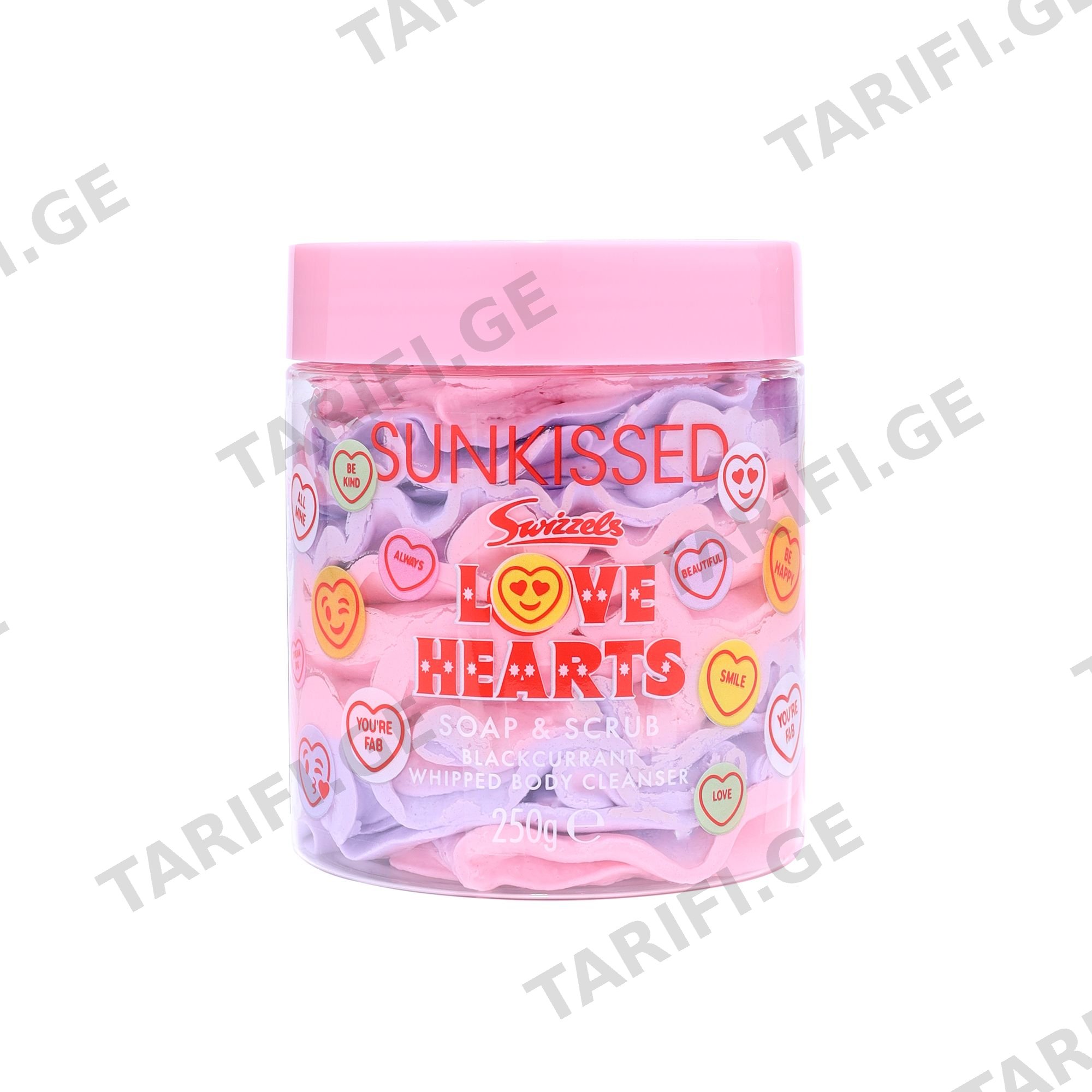 სანქისდი ტანის საპონი/სკრაბი 2176 Love Hearts 250მლ *
