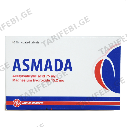 ასმადა ტაბლეტი 75მგ+15.2მგ #40