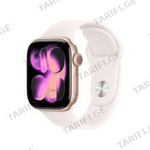 Apple Watch Series 11 GPS 42mm Rose Gold Aluminium Case With Light Blush SB MEU44 M/L სმარტ საათი