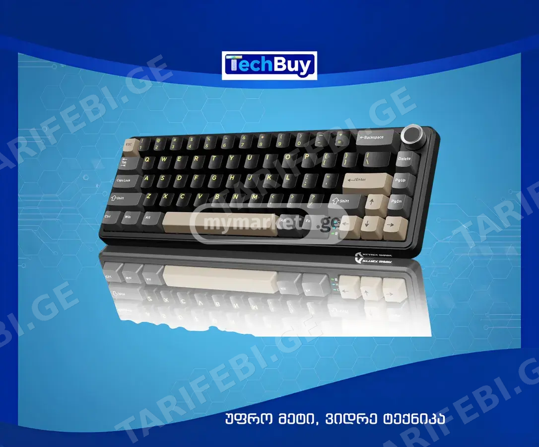 ATTACK SHARK X66 WIRED+2,4G+BT