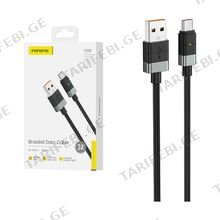Foneng XS03 USB-A to Type-C Fast Charger კაბელი 3.0A