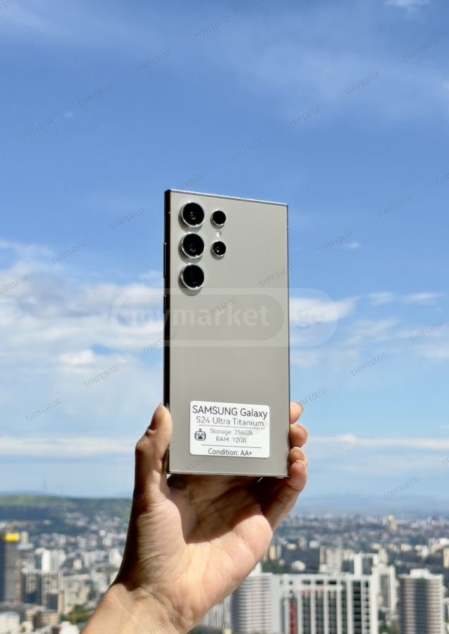 SAMSUNG Galaxy S24 Ultra 256GB / 12GB AA+ იდეალური/ახალივით