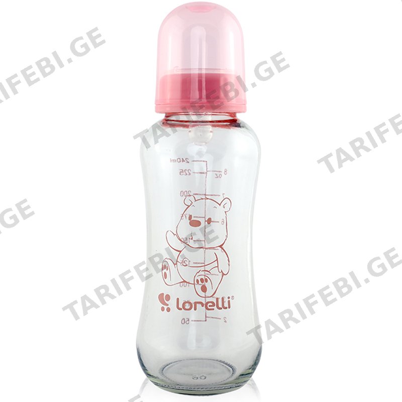 საბავშვო შუშის ბოთლი LORELLI 10200620003 (240 მლ)