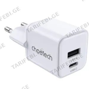 Choetech PD5012 30W A+C Charger White