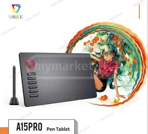 Veikk A15 Pro Digital Drawing Tablet Red