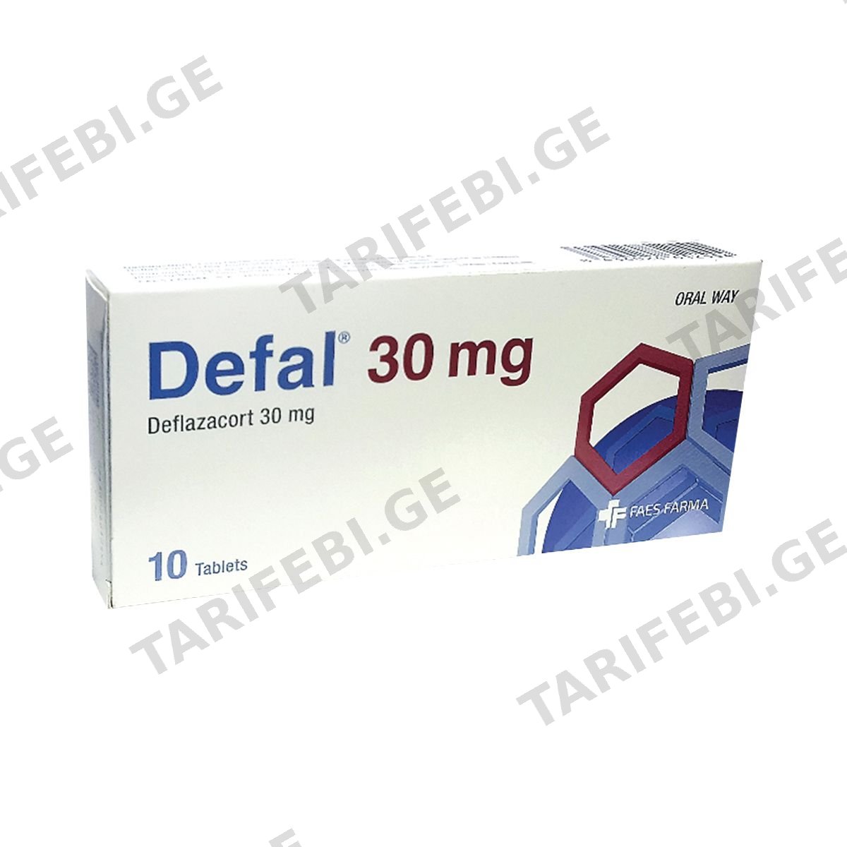 Defal - დეფალი 30მგ 10 ტაბლეტი