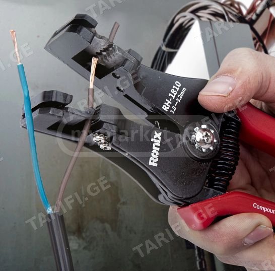 მავთულის საფცქვნელი და საკვნეტი 7″ Ronix RH-1810