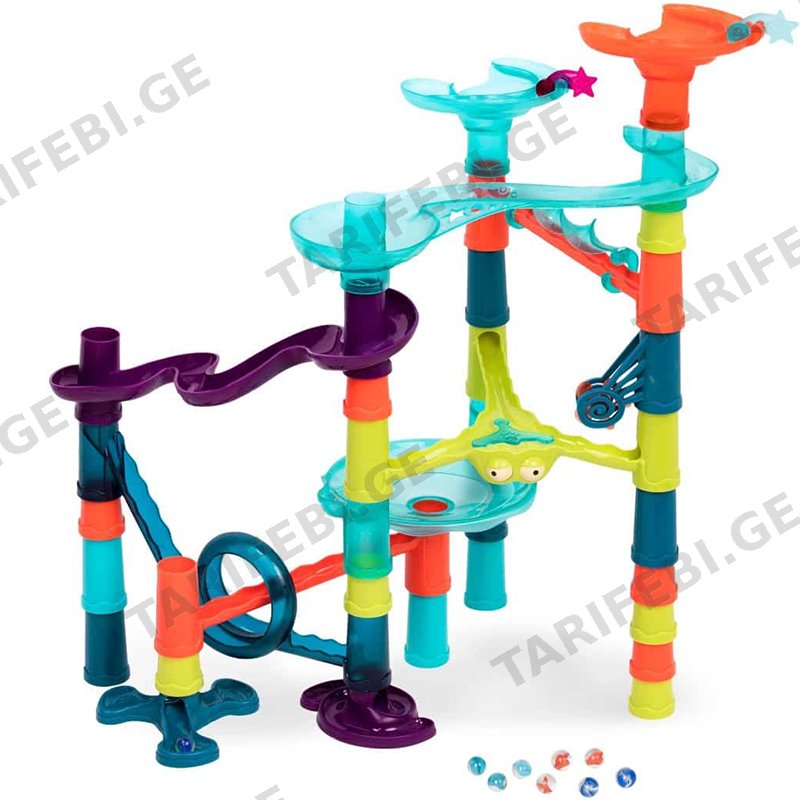 სათამაშო ბურთულების სასრიალო B. TOYS MARBLE-PALOOZA (BX2183)
