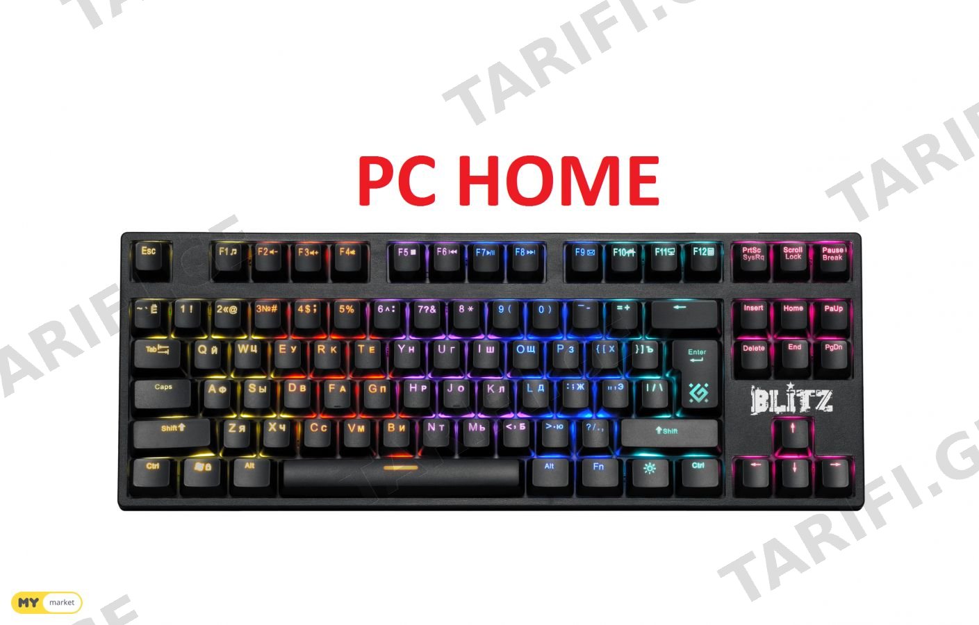 ახალი მექანიკური კლავიატურა Defender Blitz RGB განათებით