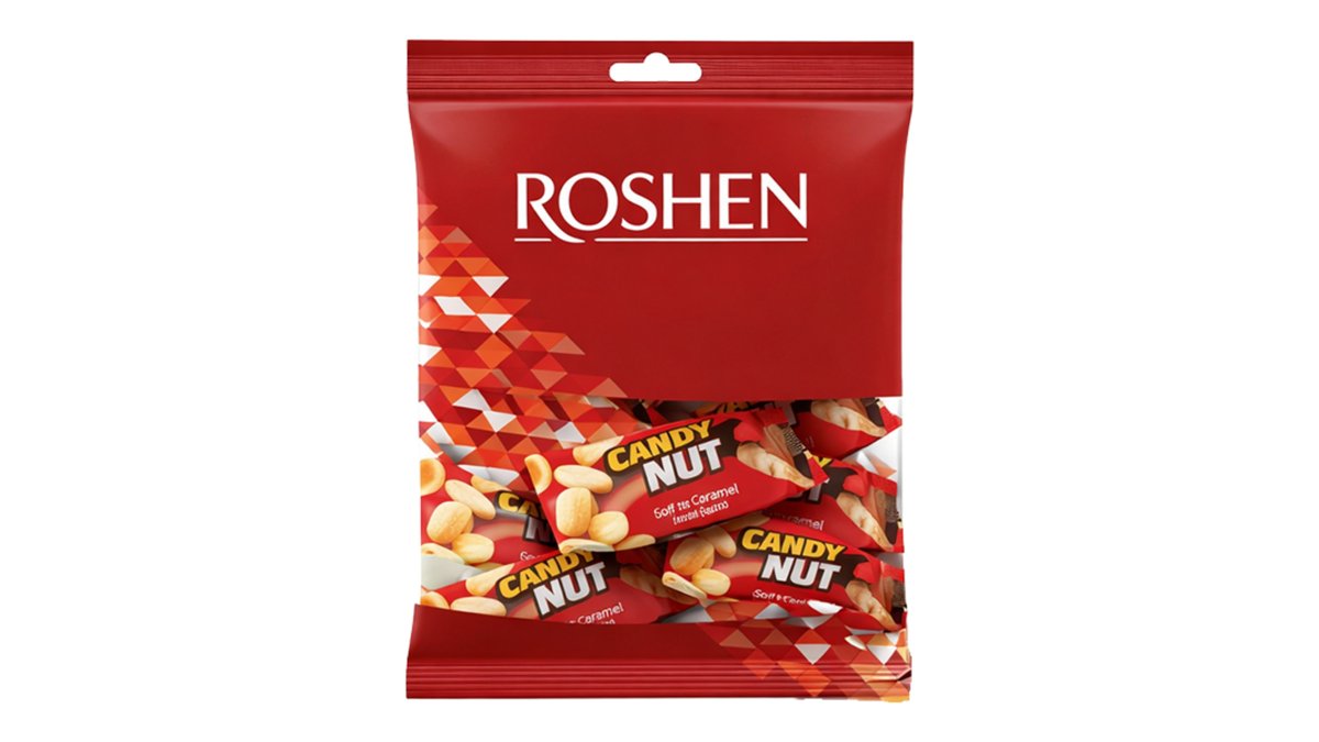 დაფასოებული კანფეტი / როშენი / ქენდი ნათ კარამელი და არაქისით / 500 გრ