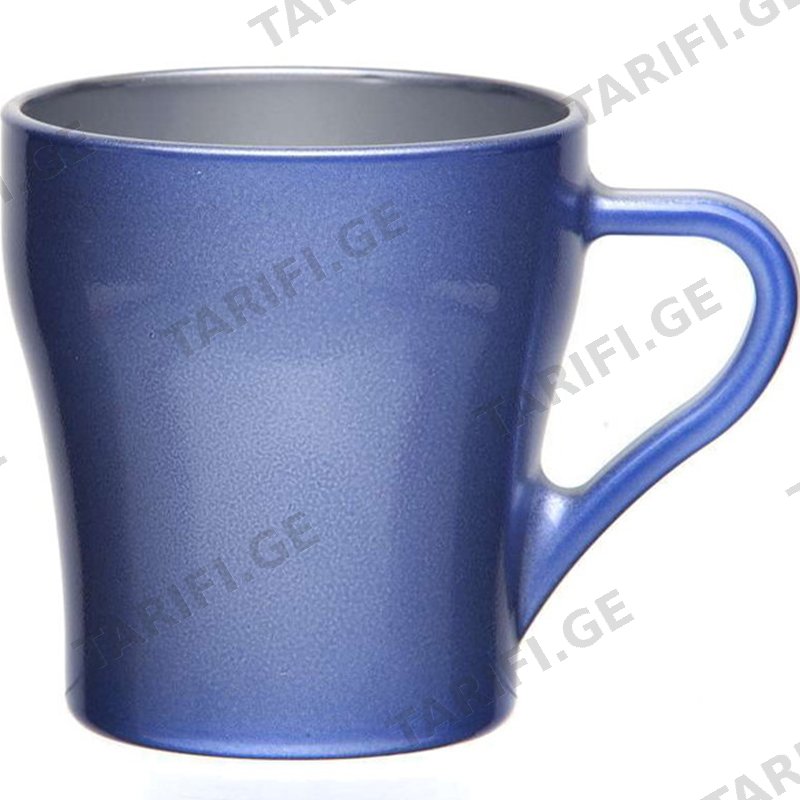 ჩაის ჭიქა PASABAHCE CHROMA METALLIC BLUE (260 ML)