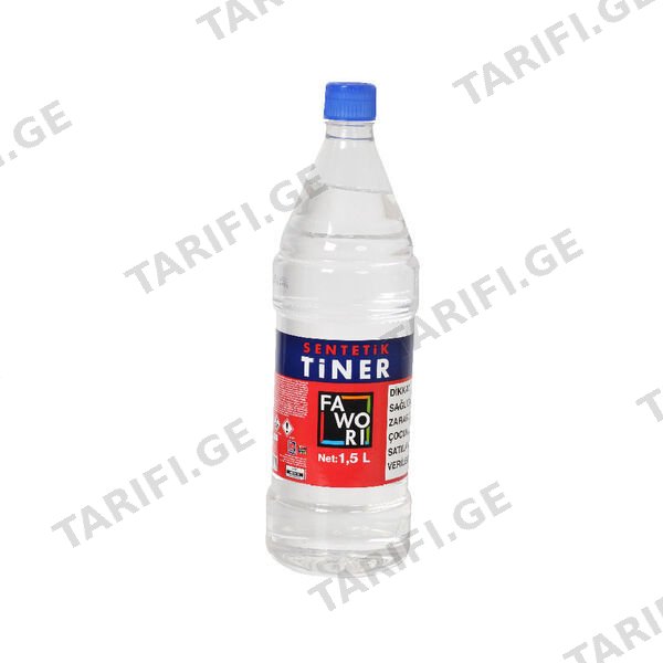 1.5ლ სინთეთიკური გამხსნელი FAWORI SYN.TINNER