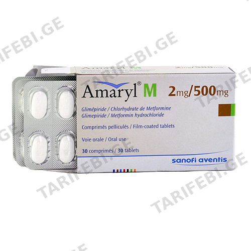 ამარილი M ტაბლეტი 2მგ+500მგ #30