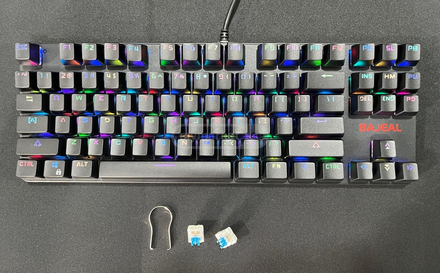 Bajeal K100 87 Key RGB HOT Swap Blue Switch