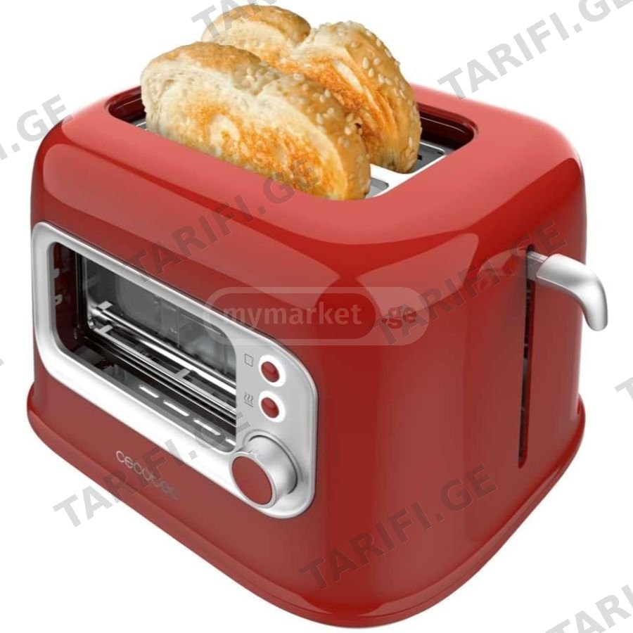 ტოსტერი Tostadora vertical RetroVision Red