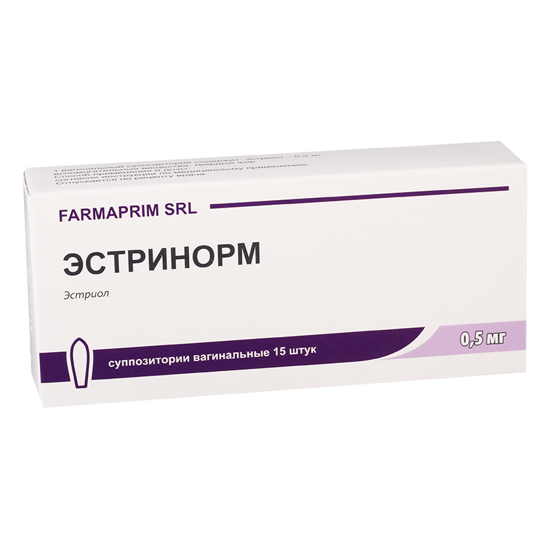 ესტრინორმი 0.5მგ #15ვაგ.სუპოზ