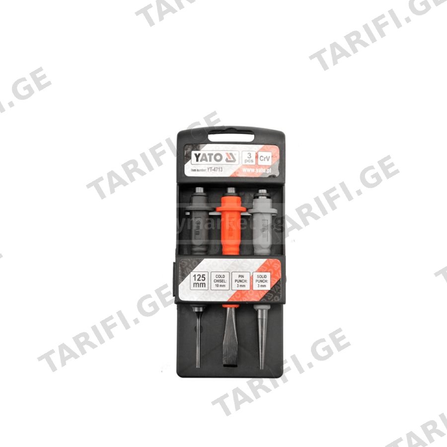 (3ც) სატეხის ნაკრები YATO YT-4713