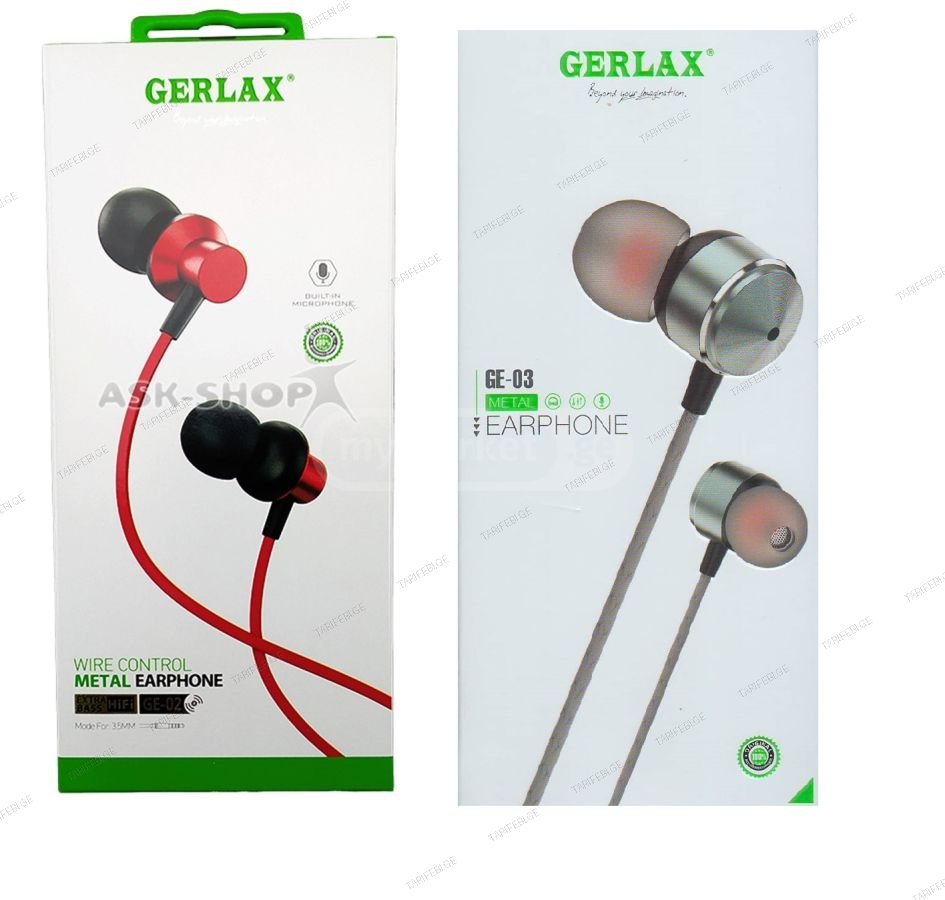 Headphone with microphone GERLAX GE-O2 , GERLAX GE-03