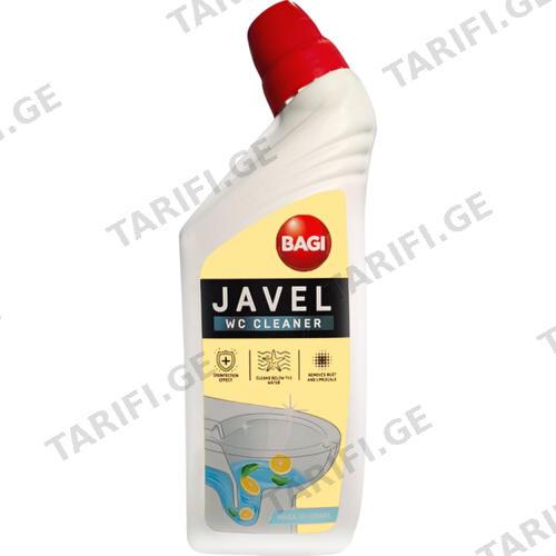 უნიტაზის საწმენდი სითხე JAVEL ლიმონი /BAGI/ 650მლ