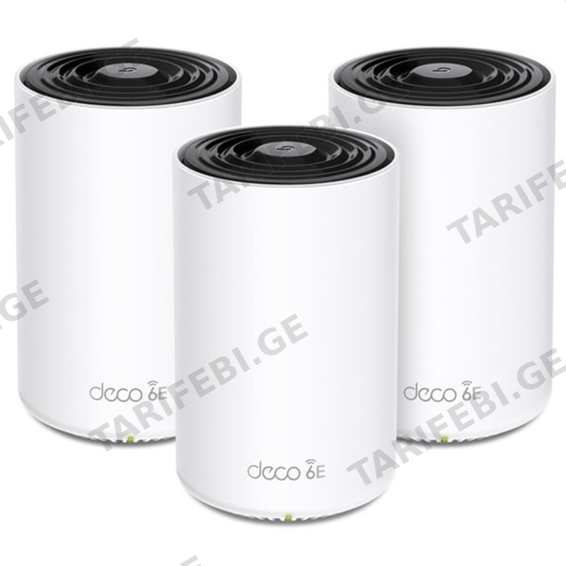WI-FI როუტერი TP-LINK DECO XE75 PRO(3-PACK) AXE5400
