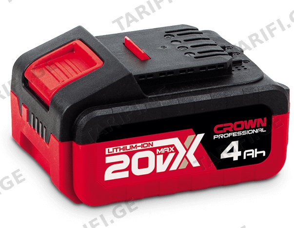ელემენტი Crown CAB204014XE 20V 4.0 Ah