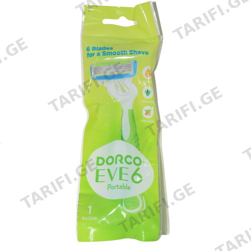 დორკო - ერთჯერადი საპარსი 6 პირ ქალი #1 4461 Dorco - razor 6 woman N1
