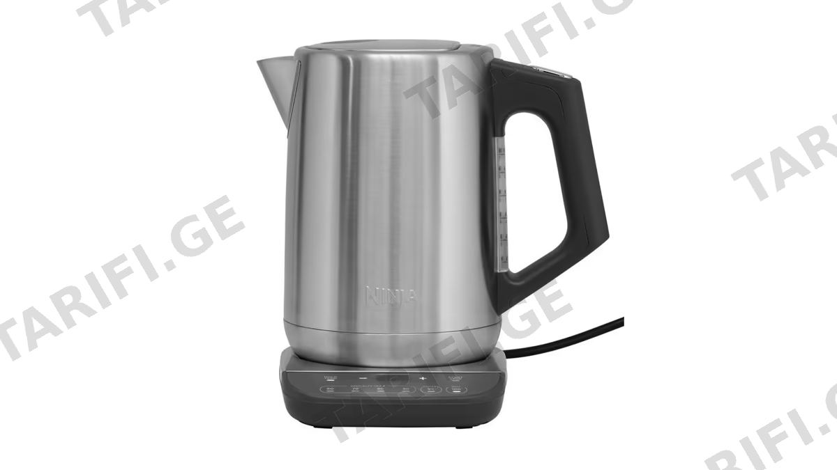 ელექტრო ჩაიდანი Ninja KT201EU, 3000W, 1.7L, Electric Kettle, Silver
