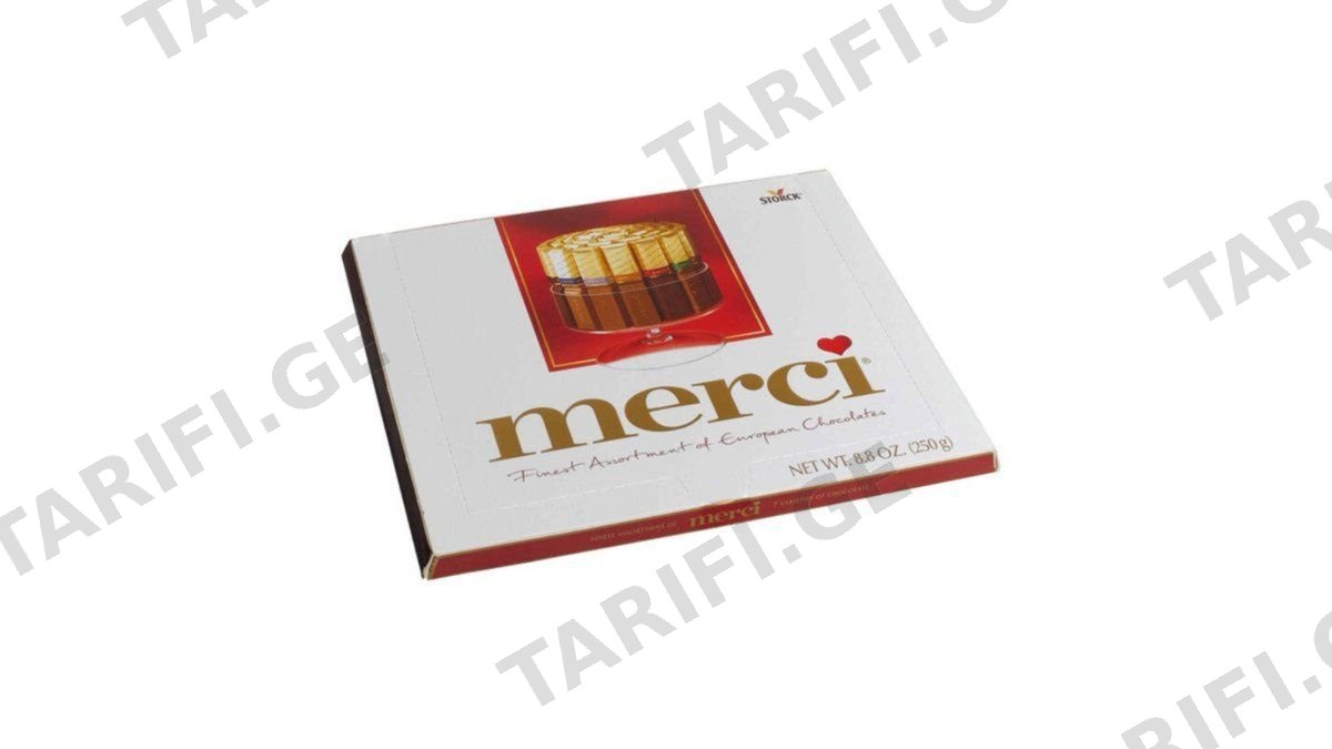 Storck - "merci"- შოკოლადის ასორტი, 400გრ