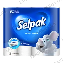 ტუალეტის ქაღალდი Selpak 32 ც