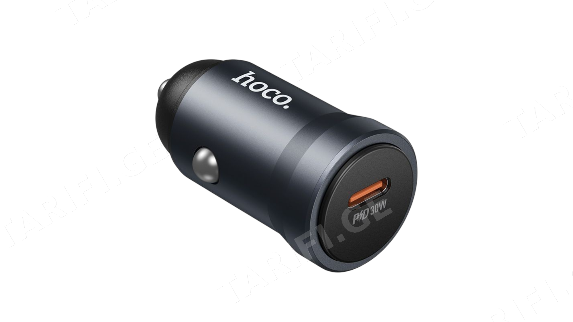 Hoco Z62A High Power 30W Aluminum Alloy Single-Port Mini Car Charger