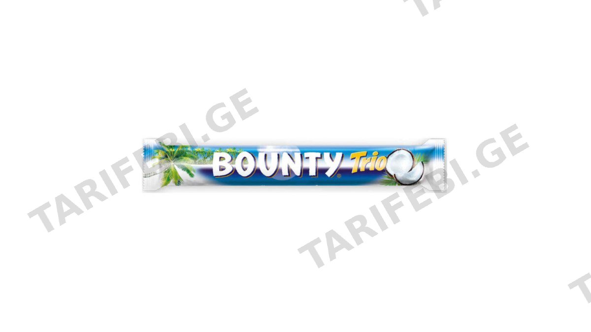 BAUNTY-შოკოლადი ტრიო 82.5გრ (144)