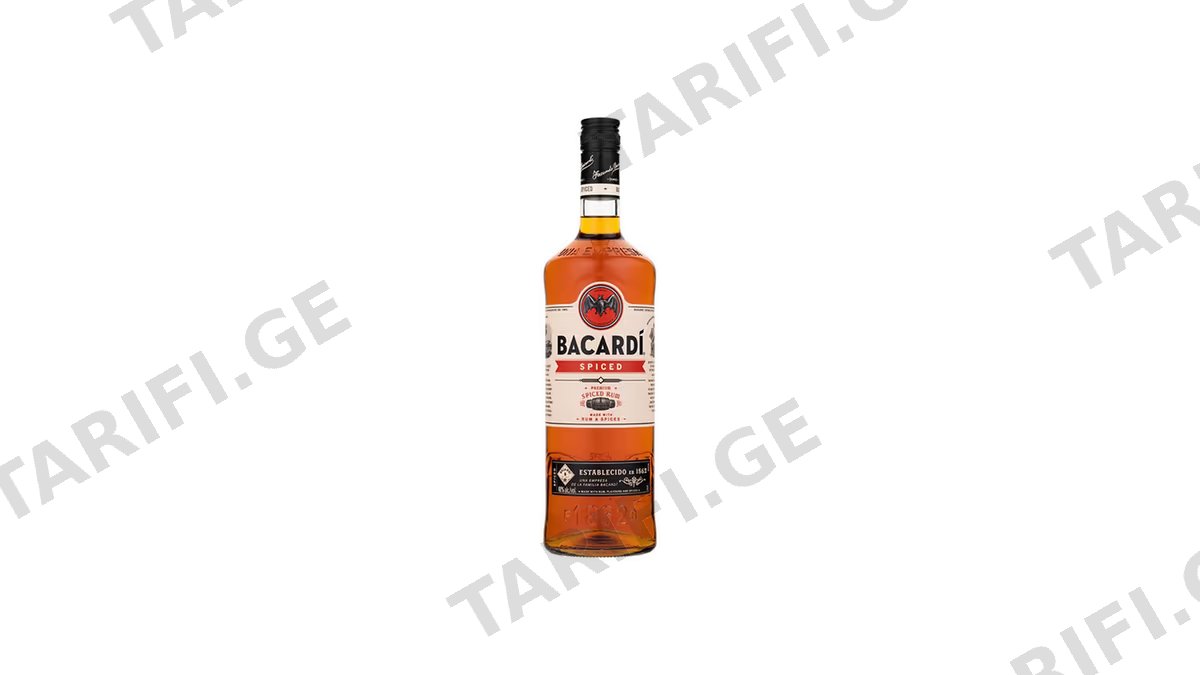 BACARDI SPICED რომი 35% 1ლ