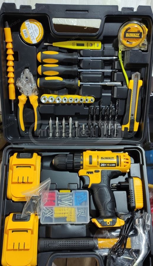 სახრახნისი ელემენტზე - DEWALT 26V ნაკრებით
