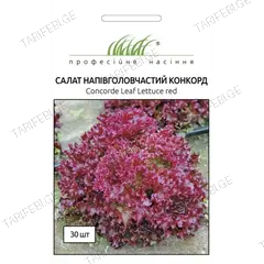 სალათის ფურცლის თესლი Elitsort Seeds Concorde Leaf Lettuce red 30 ც