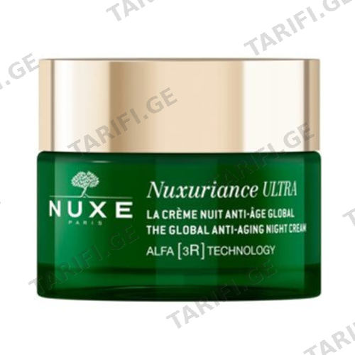 ნუქსი - NUXURIANCE ULTRA 3R სახის კრემი გლობალური ნაოჭსაწინააღმდეგო ღამის 50მლ