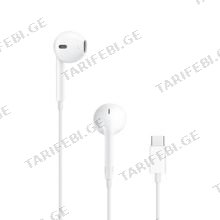 Apple EarPods (USB-C) Model A3046 მობილურის ყურსასმენი