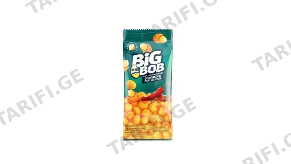 არაქისი "BIG BOB" წიწაკა ჩილის არომატით 60 გრ