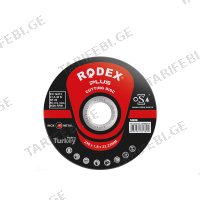 (115x3.0მმ) მეტალის საჭრელი დისკი RODEX
