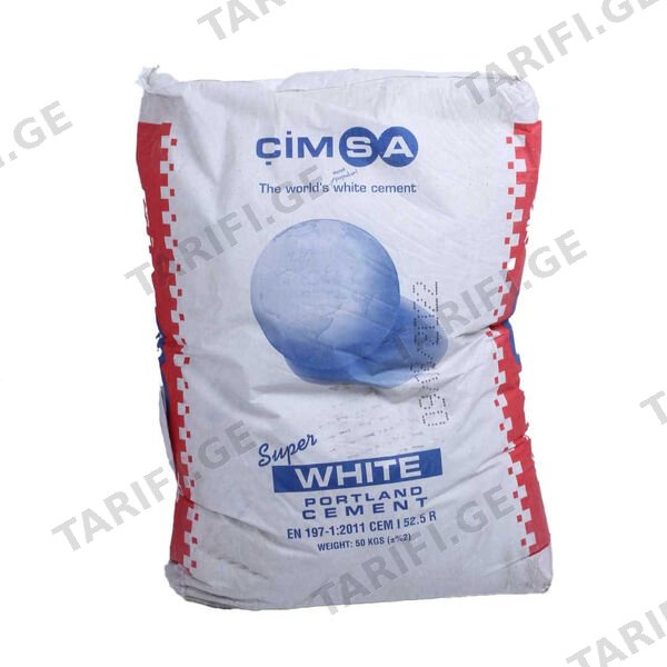 ცემენტი თეთრი 50კგ (cimsa)