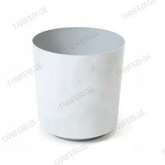 ქოთანი ყვავილის Lamela Cover pot SOLO IML 300 marble თეთრი