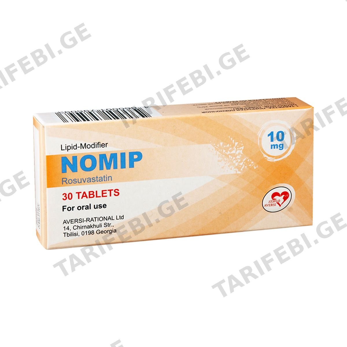 ნომიპი - Nomip 10მგ 30 ტაბლეტი