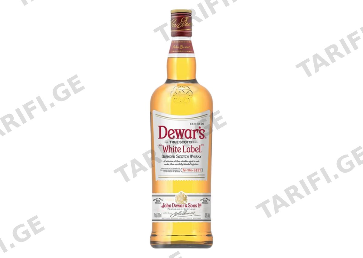 შოტლანდიური ვისკი Dewar's - 1L