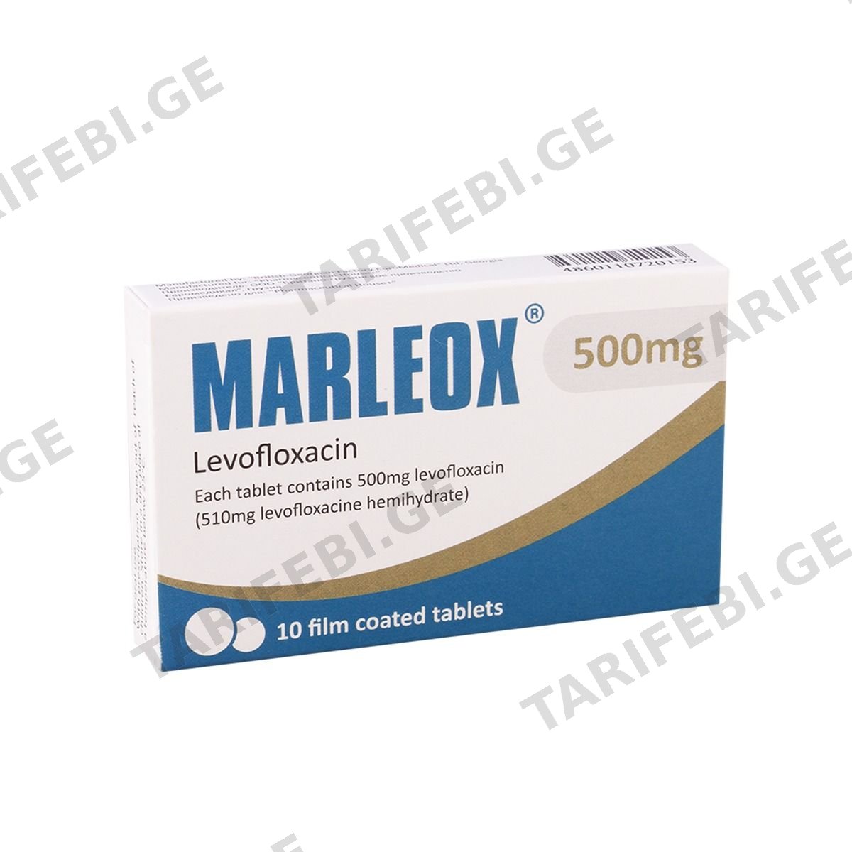 მარლეოქსი - Marleox 500მგ 10 ტაბლეტი