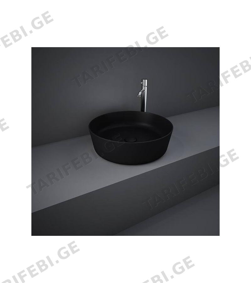 ხელსაბანი დასადგამი RAK-FEELING 42 სმ MATT BLACK FEECT4200504A RAK CERAMICS