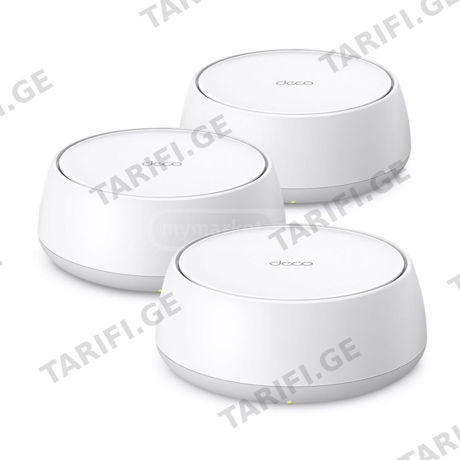 TP-Link Deco BE22 (3-pack) Mesh WiFi 7 დაფარვა 600მ2