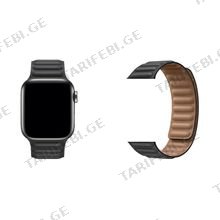 Watch series (42/44/45/49mm) ტყავის მაგნიტური სამაჯური