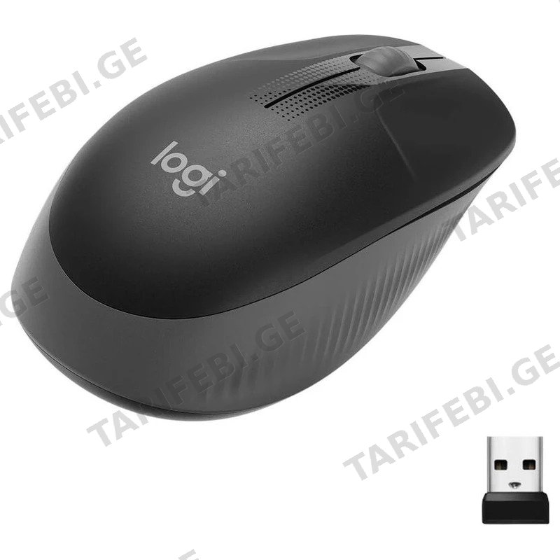 უსადენო მაუსი LOGITECH M190 CHARCOAL