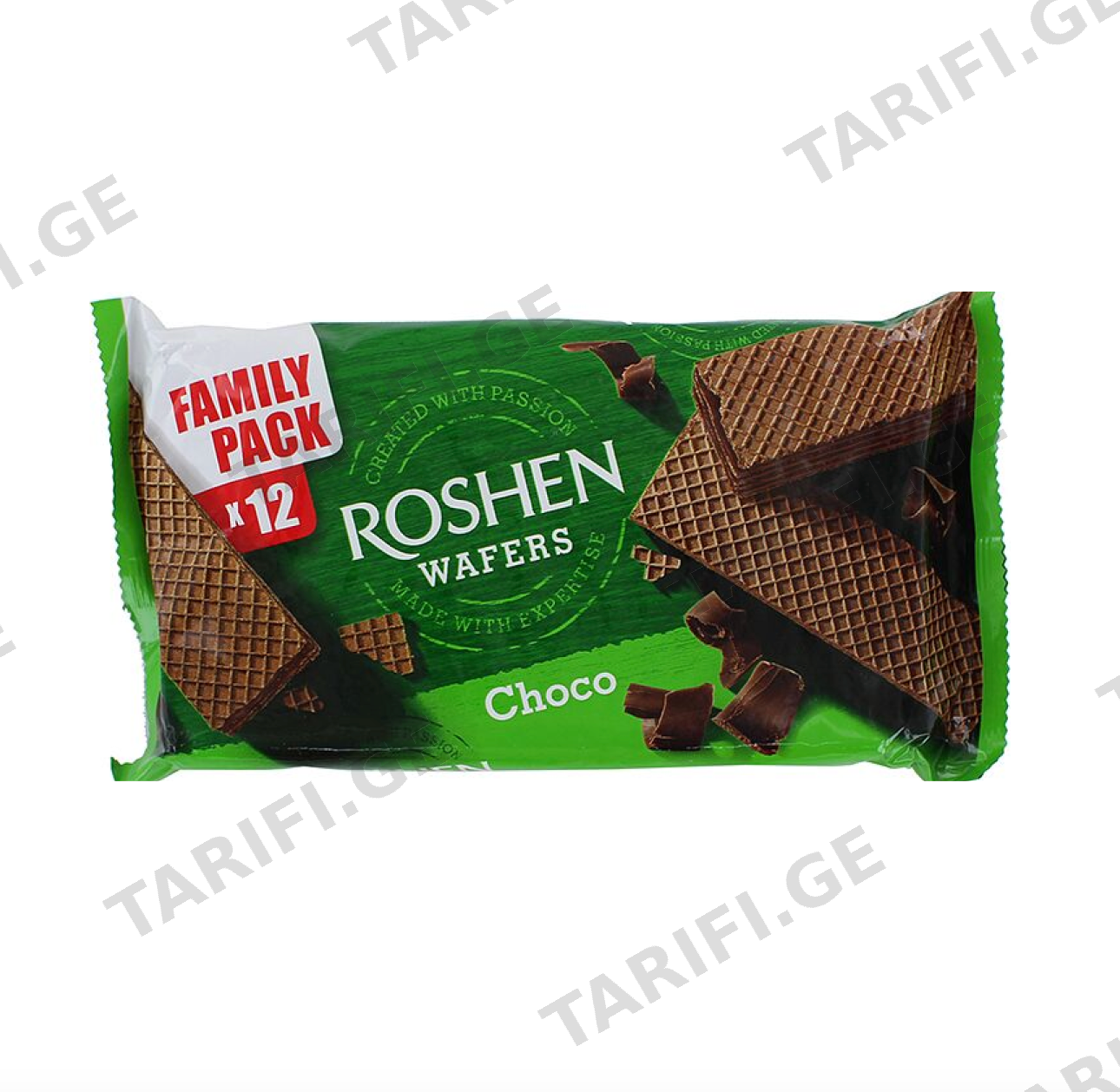 1312 ვაფლი Roshen Wafers კაკაო 216გ /16ც IL