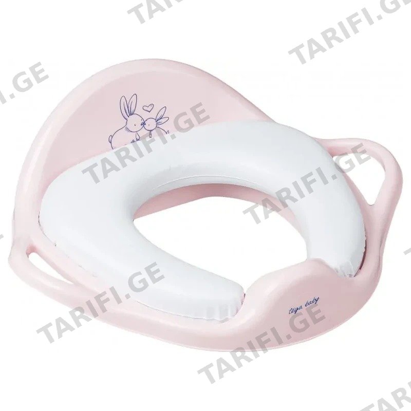 უნიტაზზე დასადები ადაპტორი TEGA BABY LITTLE BUNNIES ვარდისფერი