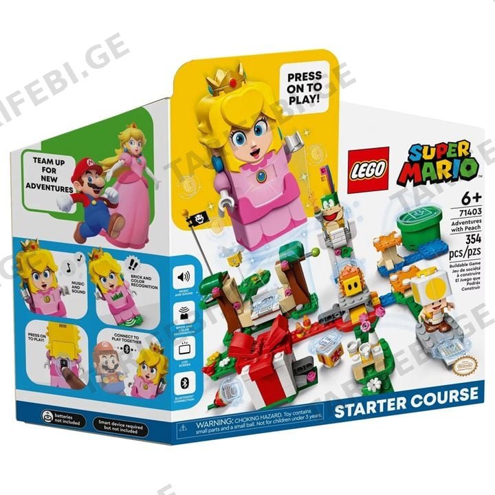 ლეგო Adventures with Peach Starter Course კონსტრუქტორი